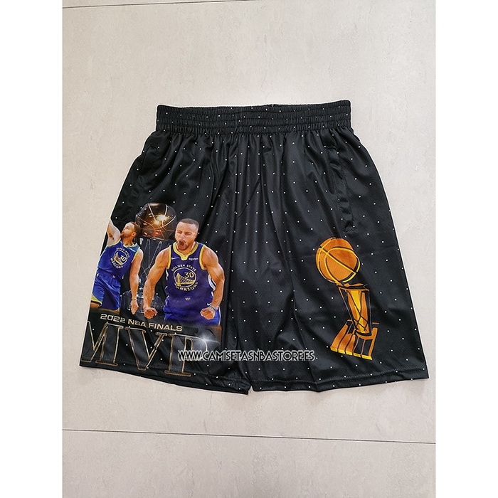 Pantalone Golden State Warriors MVP 2022 NBA Finals Negro